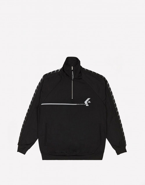 Black acetate sweatshirt