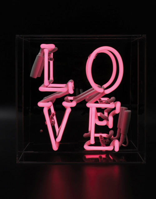 Love Glass Neon Sign